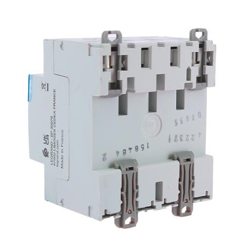 Disjoncteur LEGRAND DX3 tétrapolaire 16A auto/vis courbe C 4,5kA 400V - vue de dos