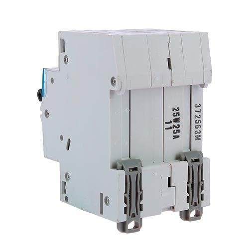 Disjoncteur LEGRAND DX3 tétrapolaire 25A auto/vis courbe C 4,5kA 400V - vue de dos