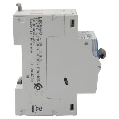 Interrupteur différentiel Legrand DX3 40A 30mA type A 230V - vue de côté