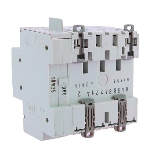 Interrupteur différentiel LEGRAND DX3 tétrapolaire 63A 30mA type F 5 modules 400V - vue de dos