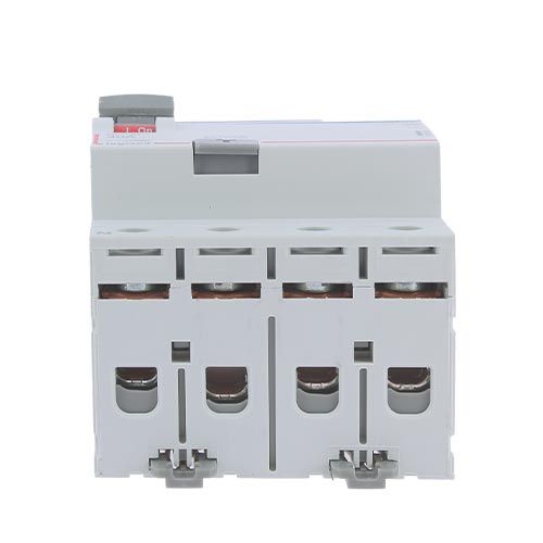 Interrupteur différentiel LEGRAND DX3 tétrapolaire 40A 30mA type F 4 modules 400V - vue de dessous