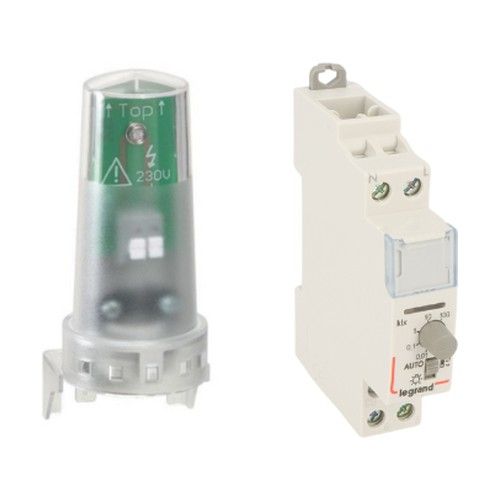 interrupteur crépusculaire Legrand réf. 412623 avec cellule