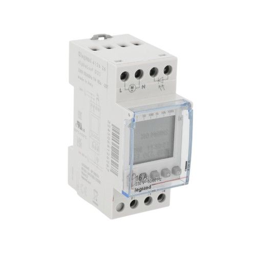 Interrupteur crépusculaire 16A programmable LEGRAND - vue de dessus