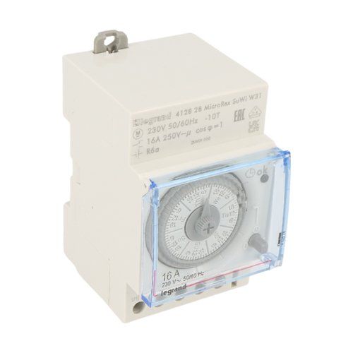 interrupteur horaire Legrand réf. 412828 - vue de dessus