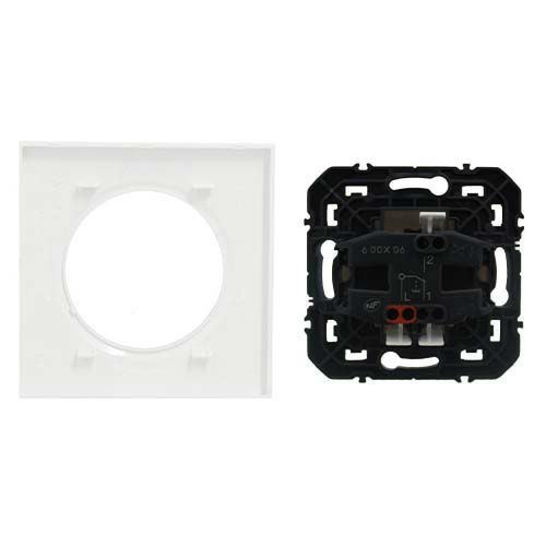 LEGRAND Dooxie Bouton poussoir VMC complet blanc - vue de dos
