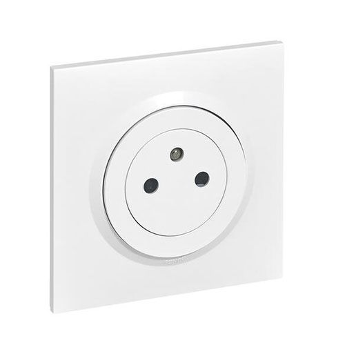 Prise de courant 2P+T surface LEGRAND Dooxie complet blanc - 600335-F