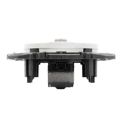 Prise TV type F blindée blanc Legrand Dooxie - vue de dessus