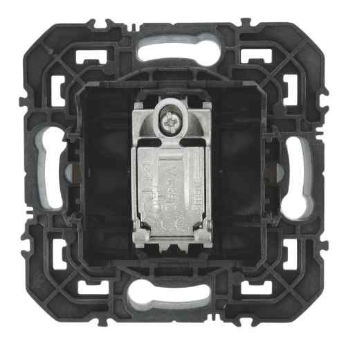 Prise TV type F blindée blanc Legrand Dooxie - vue de dos