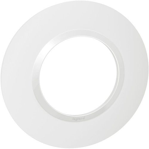 Plaque ronde Legrand Dooxie blanc