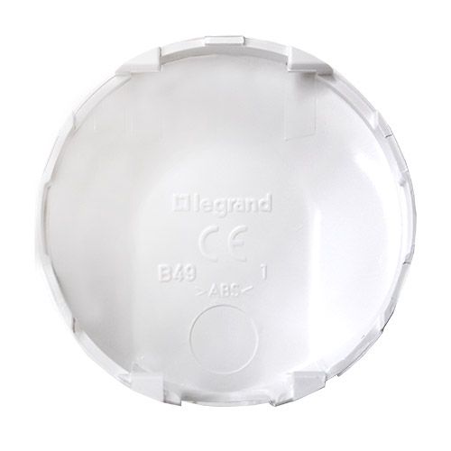 enjoliveur sortie de câble blanc Legrand® New Celiane - vue de dos
