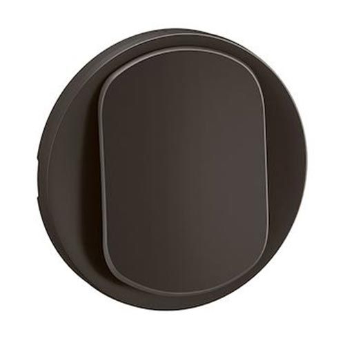 Enjoliveur simple allumage noir Legrand New Céliane