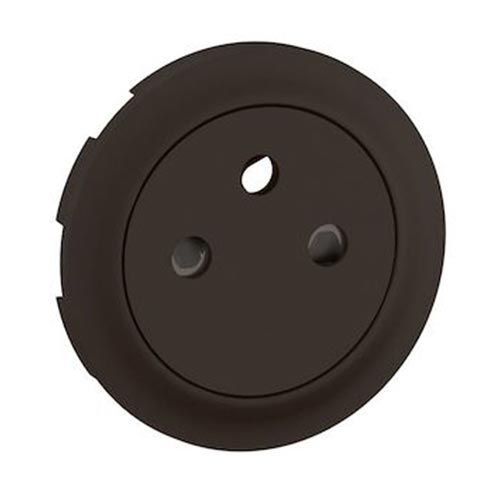 Enjoliveur noir Legrand® New Celiane pour prise 2P+T