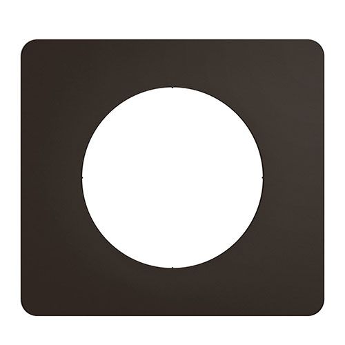 plaque 1 poste noir mat Legrand® New Celiane - vue de face