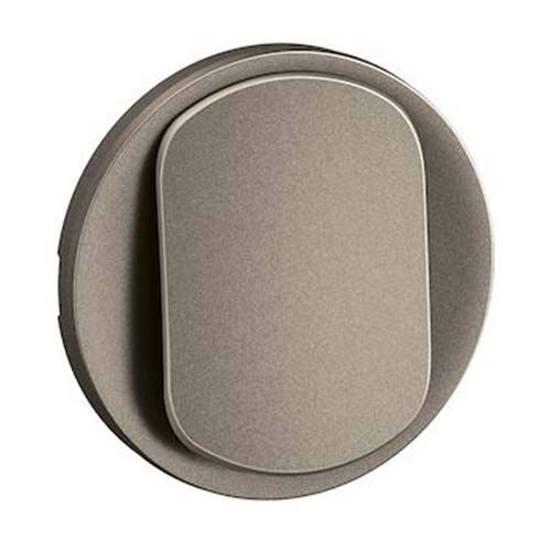 Enjoliveur simple allumage coloris titane Legrand New Céliane