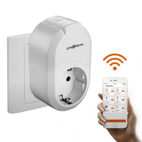Cette prise connectée Link2home se contrôle via l'application smartphone Link2home ou Tuya.