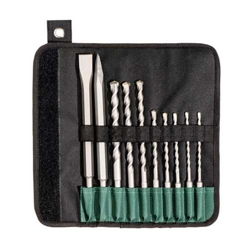 METABO Jeu de 10 forets sds+ et burins en étui souple - 630824000
