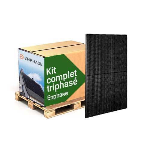 Kit complet triphasé Enphase avec panneaux solaires