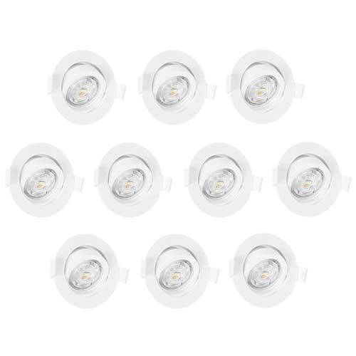 Lot 10 spots Carat Miidex encastrables