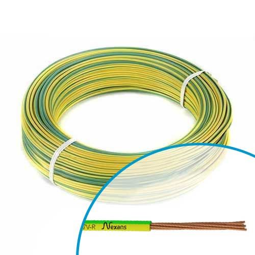 Couronne de fil électrique rigide H07V-R 16mm² Nexans