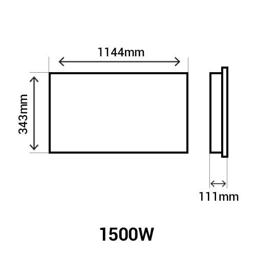 noidcn3505seec-noirot-fontea-radiateur-inertie-fonte-1500w-schéma avec dimensions