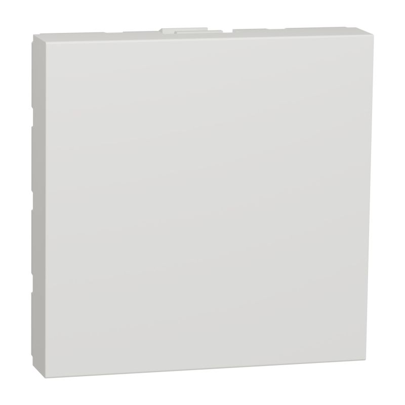 Obturateur blanc Schneider Unica - vue de face