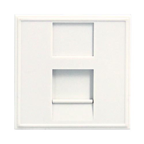 OMELCOM prise RJ45 Blanche pour baie de brassage