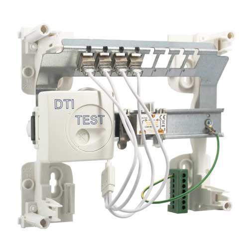 OMELCOM Coffret de communication Grade 2TV - 4RJ45