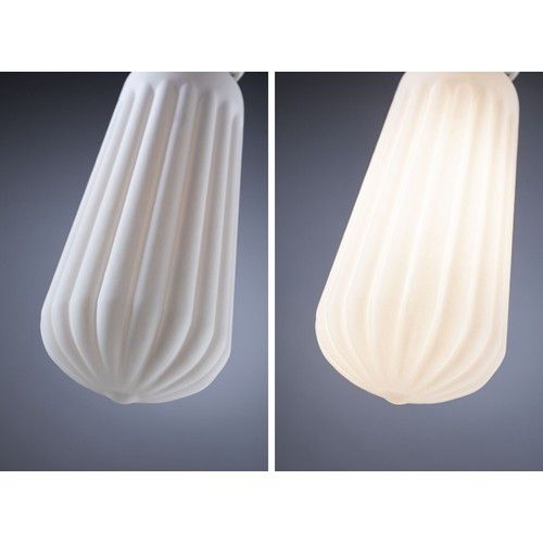 ampoule LED Paulmann White Lampion éteinte et éclairée