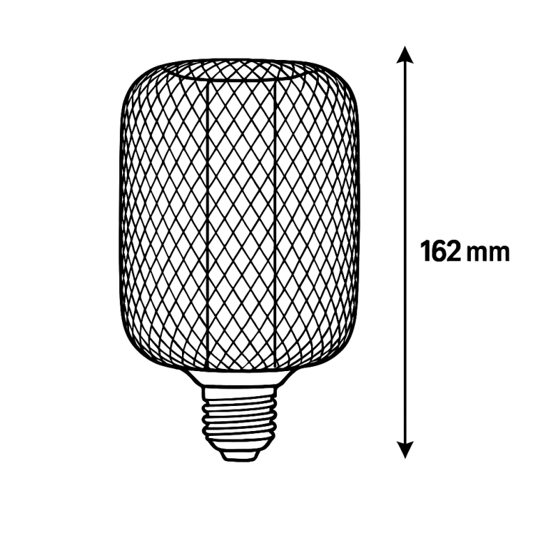Dimensions ampoule LED Paulmann Metallic Glow