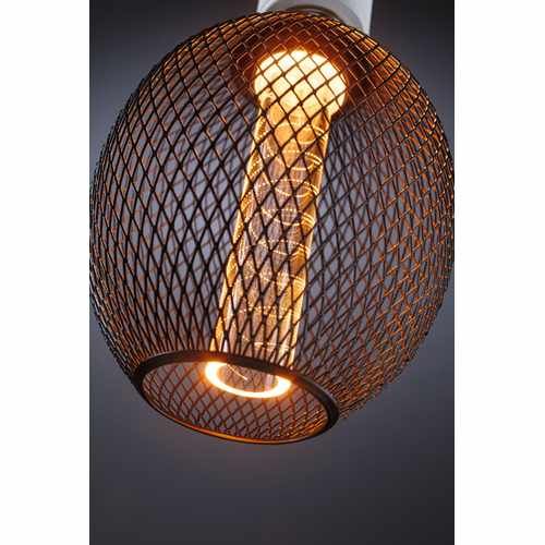 Zoom sur l'ampoule LED Paulmann Metallic Glow