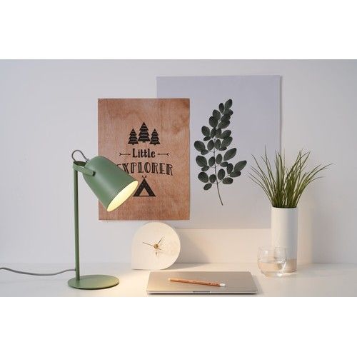 Lampe à poser Paulmann coloris true pistachio idéal pour un bureau