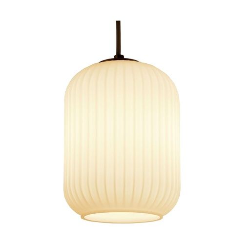 suspension Paulmann Noble Purity éclairée finition blanche et dorée champagne