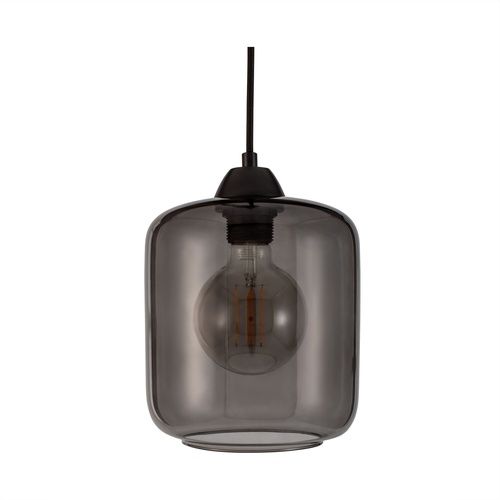 Suspension Paulmann Magic Glamour verre fumé noir