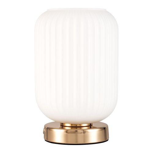 Lampe à poser blanche et doré Paulmann Noble Purity