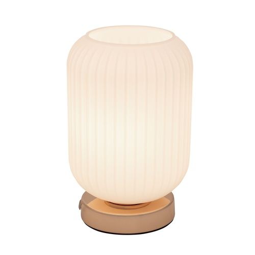 Lampe à poser éclairée blanche et doré Paulmann Noble Purity