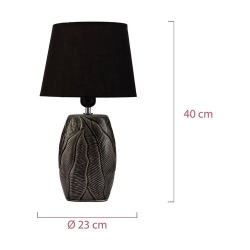 Dimensions de la lampe Pauleen Midnight Dream coloris noir