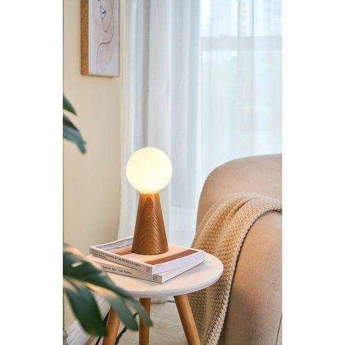 lampe à poser Woody Soul Paulmann idéale dans un salon