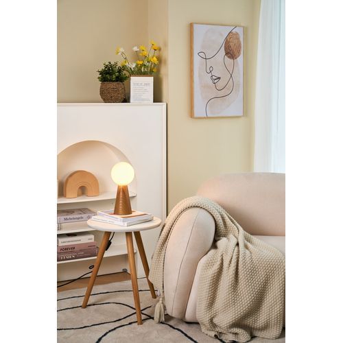 lampe à poser Woody Soul Paulmann idéale sur une table d'appoint