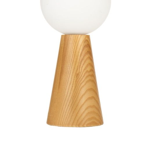 lampe à poser Woody Soul Paulmann - zoom support en bois