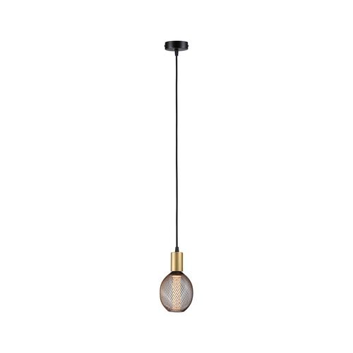 suspension Paulmann Ravi noir mat et doré