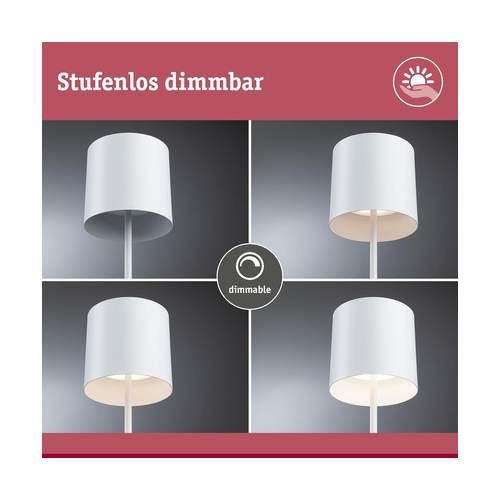lampe à poser Paulmann Tuni gradable
