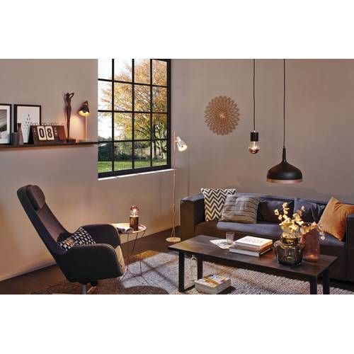 lampe à poser Paulmann Neordic béton gris - photo ambiance intérieur