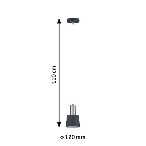 Dimensions de la suspension Neordic Haldar Paulmann