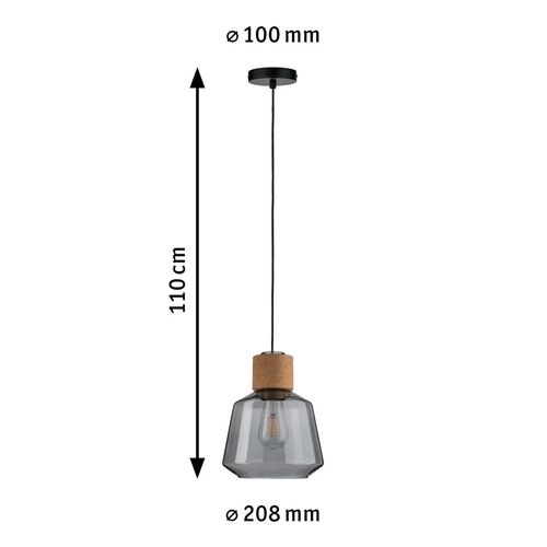 Dimensions suspension Paulmann Neordic Edla