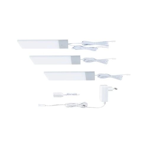 Eclairage LED sous meuble PAULMANN BREDO argent + accessoires