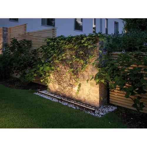 photo ambiance extérieure luminaire encastré Paulmann Plug and Shine