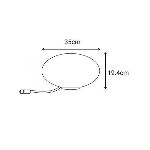 Dimensions luminaire extérieur Paulmann Plug&Shine réf. 94176