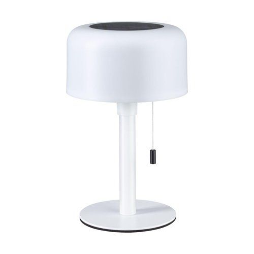 luminaire rechargeable solaire Paulmann Bartja coloris blanc