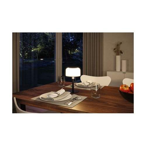 luminaire rechargeable solaire Paulmann Bartja idéal aussi en intérieur
