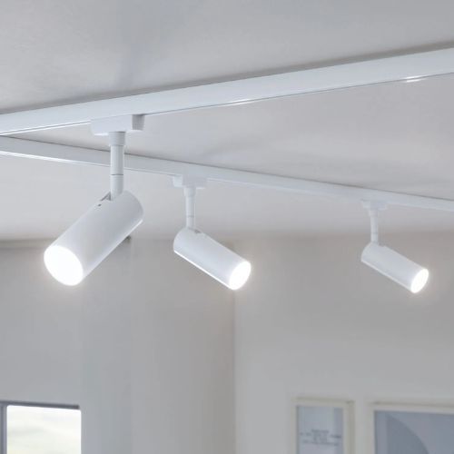 Spot LED sur rail Paulmann URAIL TUBO coloris blanc - photo ambiance